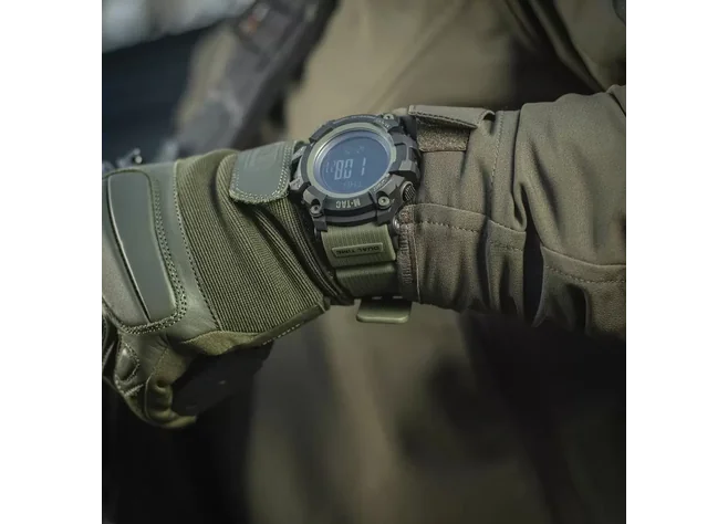 Годинник тактичний M-Tac Adventure Black/Olive Фото 6